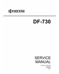 KYOCERA Options Document-Feeder DF-730 KM-C2525E C3225E C3232E C4035E Service Manual