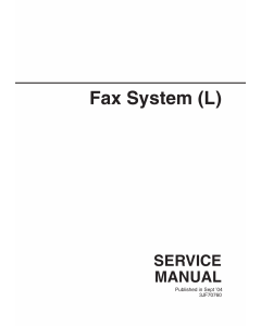 KYOCERA Options FAX-System-L Parts Manual