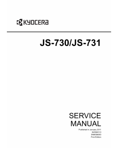 KYOCERA Options Job-Separator-JS-730 731 TASKalfa-3500i 4500i 5500i Service Manual