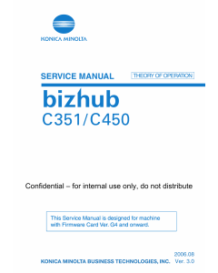 Konica-Minolta Bizhub C351 C450 THEORY-OPERATION Service Manual