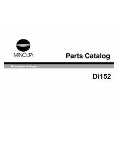 Konica-Minolta MINOLTA Di152 Parts Manual