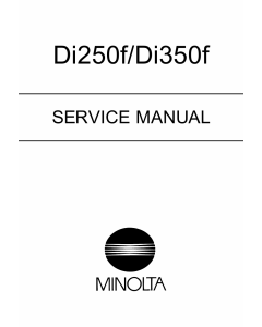 Konica-Minolta MINOLTA Di250f Di350f FIELD-SERVICE Service Manual