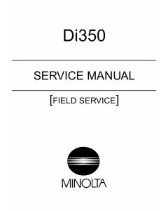 Konica-Minolta MINOLTA Di350 FIELD-SERVICE Service Manual