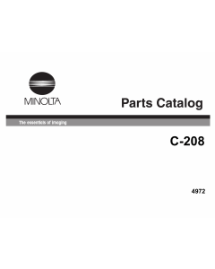 Konica-Minolta Options C-208 Parts Manual
