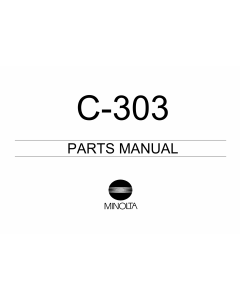 Konica-Minolta Options C-303 Parts Manual