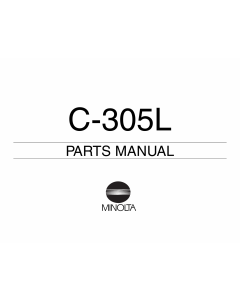 Konica-Minolta Options C-305L Parts Manual