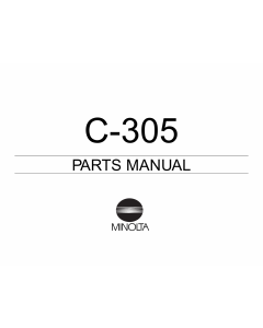 Konica-Minolta Options C-305 Parts Manual