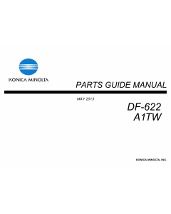 Konica-Minolta Options DF-622 A1TW Parts Manual