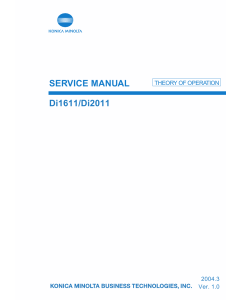 Konica-Minolta Options Di1611 Di2011 THEORY-OPERATION Service Manual