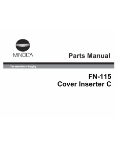 Konica-Minolta Options FN-115 Parts Manual