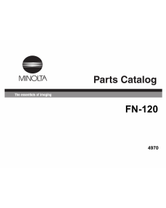 Konica-Minolta Options FN-120 Parts Manual