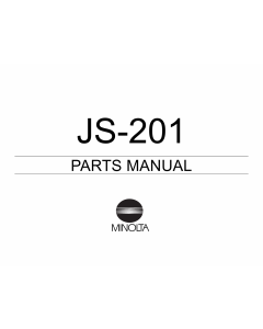 Konica-Minolta Options JS-201 Parts Manual