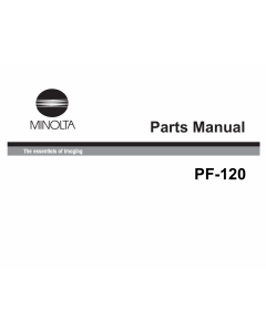 Konica-Minolta Options PF-120 Parts Manual