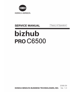 Konica-Minolta bizhub-PRO C6500 THEORY-OPERATION Service Manual