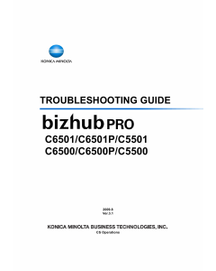 Konica-Minolta bizhub-PRO C6501 C6501P C5501 C6500 C6500P C5500 Troubleshooting Service Manual