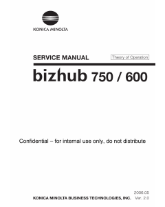Konica-Minolta bizhub 600 750 THEORY-OPERATION Service Manual