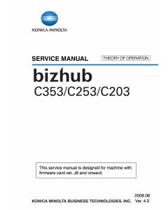 Konica-Minolta bizhub C203 C253 C353 THEORY-OPERATION Service Manual