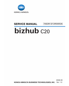 Konica-Minolta bizhub C20 THEORY-OPERATION Service Manual
