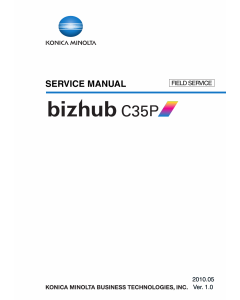 Konica-Minolta bizhub C35P FIELD-SERVICE Service Manual