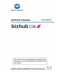 Konica-Minolta bizhub C35 FIELD-SERVICE Service Manual