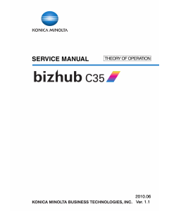 Konica-Minolta bizhub C35 THEORY-OPERATION Service Manual