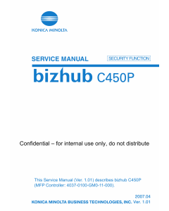 Konica-Minolta bizhub C450P SECURITY-FUNCTION Service Manual