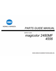 Konica-Minolta magicolor 2480MF 4556 Parts Manual