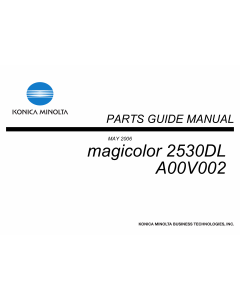 Konica-Minolta magicolor 2530DL Parts Manual