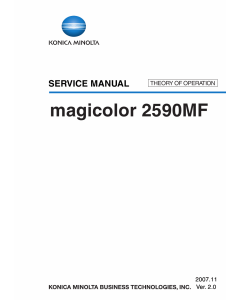 Konica-Minolta magicolor 2590MF THEORY-OPERATION Service Manual
