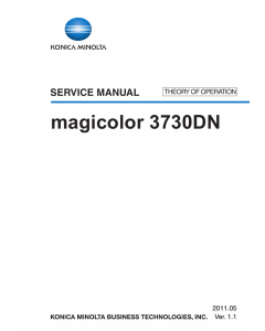 Konica-Minolta magicolor 3730DN THEORY-OPERATION Service Manual
