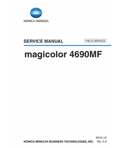 Konica-Minolta magicolor 4690MF FIELD-SERVICE Service Manual