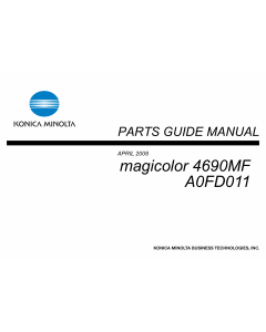 Konica-Minolta magicolor 4690MF Parts Manual