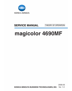 Konica-Minolta magicolor 4690MF THEORY-OPERATION Service Manual
