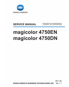 Konica-Minolta magicolor 4750EN 4750DN THEORY-OPERATION Service Manual