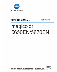 Konica-Minolta magicolor 5650EN 5670EN FIELD-SERVICE Service Manual