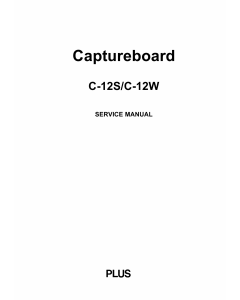 Konica-Minolta magicolor CaptureBoard C-12S C-12W Service Manual