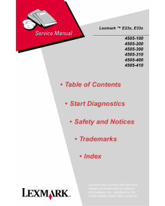 Lexmark E E230 E232 E234 E330 E332 E334 4505 Service Manual
