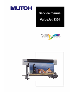MUTOH ValueJet VJ 1304 Service Manual