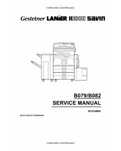 RICOH Aficio 2035 2045 B079 B082 Service Manual