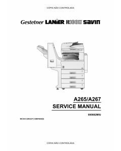 RICOH Aficio 220 270 A265 A267 Service Manual