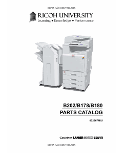 RICOH Aficio 3228C 3235 3245 B202 B178 B180 Parts Catalog