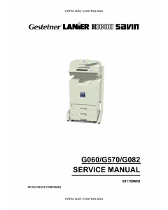 RICOH Aficio AP-3800C 3800CMF 3850C G060 G570 G082 Service Manual