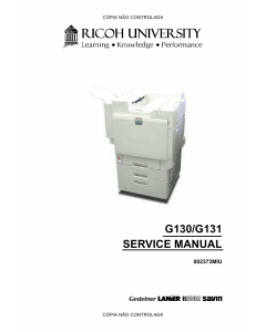 RICOH Aficio CL-7200 7300 G130 G131 Service Manual