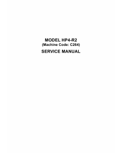 RICOH Aficio DX-4542 4542C 4542CP 4543C 4543CP C264 Service Manual