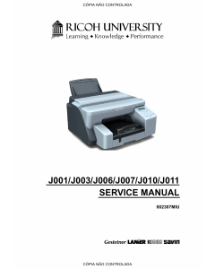 RICOH Aficio G-500 G700 GX3000 GX3050N J001 J003 J006 J007 J010 J011 Service Manual