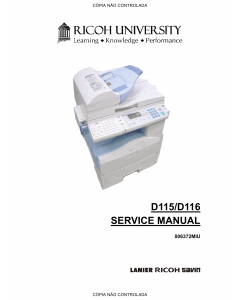 RICOH Aficio MP-201F 201SPF D115 D116 Service Manual