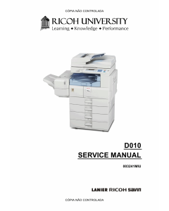 RICOH Aficio MP-2500 D010 Service Manual