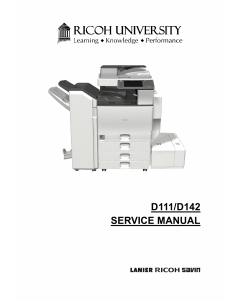 RICOH Aficio MP-C3002 C3502 D111 D142 Service Manual