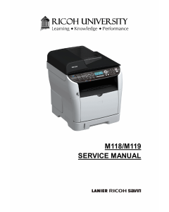 RICOH Aficio SP-3500DF 3510SF M118 M119 Service Manual