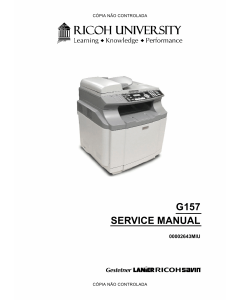 RICOH Aficio SP-C210SF G157 Service Manual